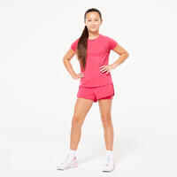 Girls' 2-in-1 Shorts - Bright Pink