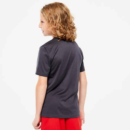 Kids' Breathable T-Shirt - Carbon Grey
