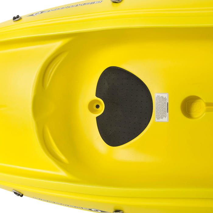 Bic sport Sit on top kajak Ouassou 1persoons geel Decathlon.nl