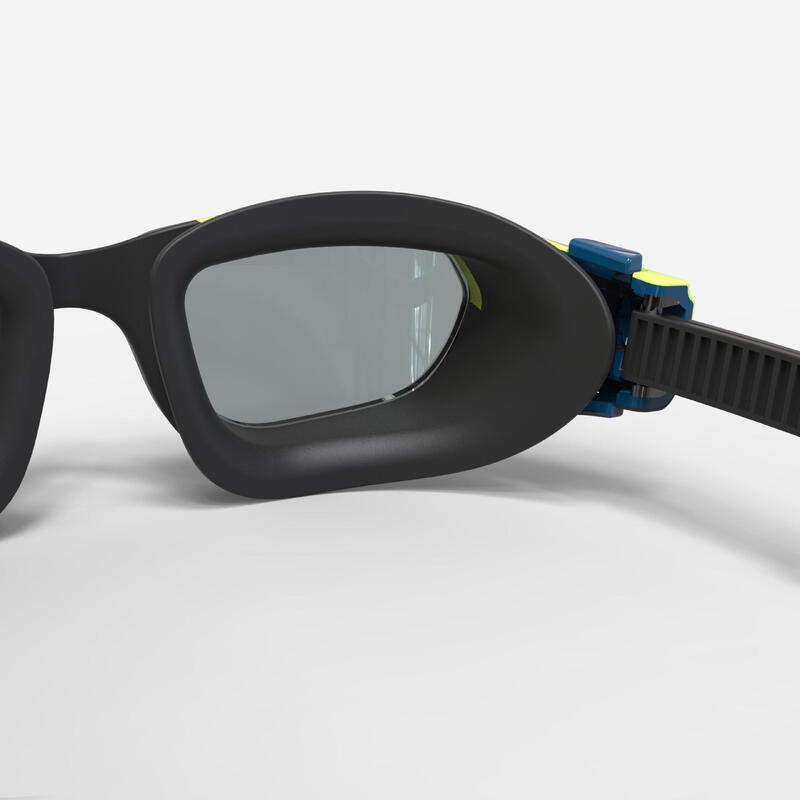 Schwimmbrille kleine Grösse getönt - Spirit schwarz/gelb 