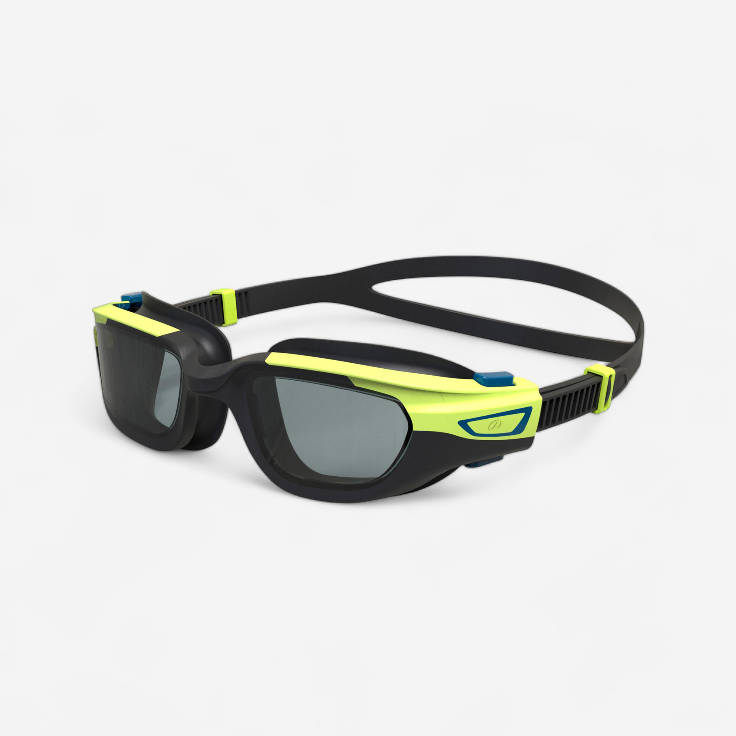 Lunettes De Natation SPIRIT - Verres Fumés - Petite Taille - Noir Jaune