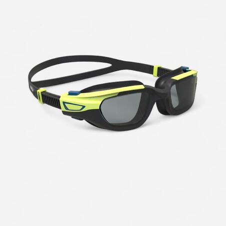 Lunettes De Natation SPIRIT - Verres Fumés - Petite Taille - Noir Jaune