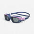 Spirit Swimming Goggles Clear Lenses Small Blue Mauve