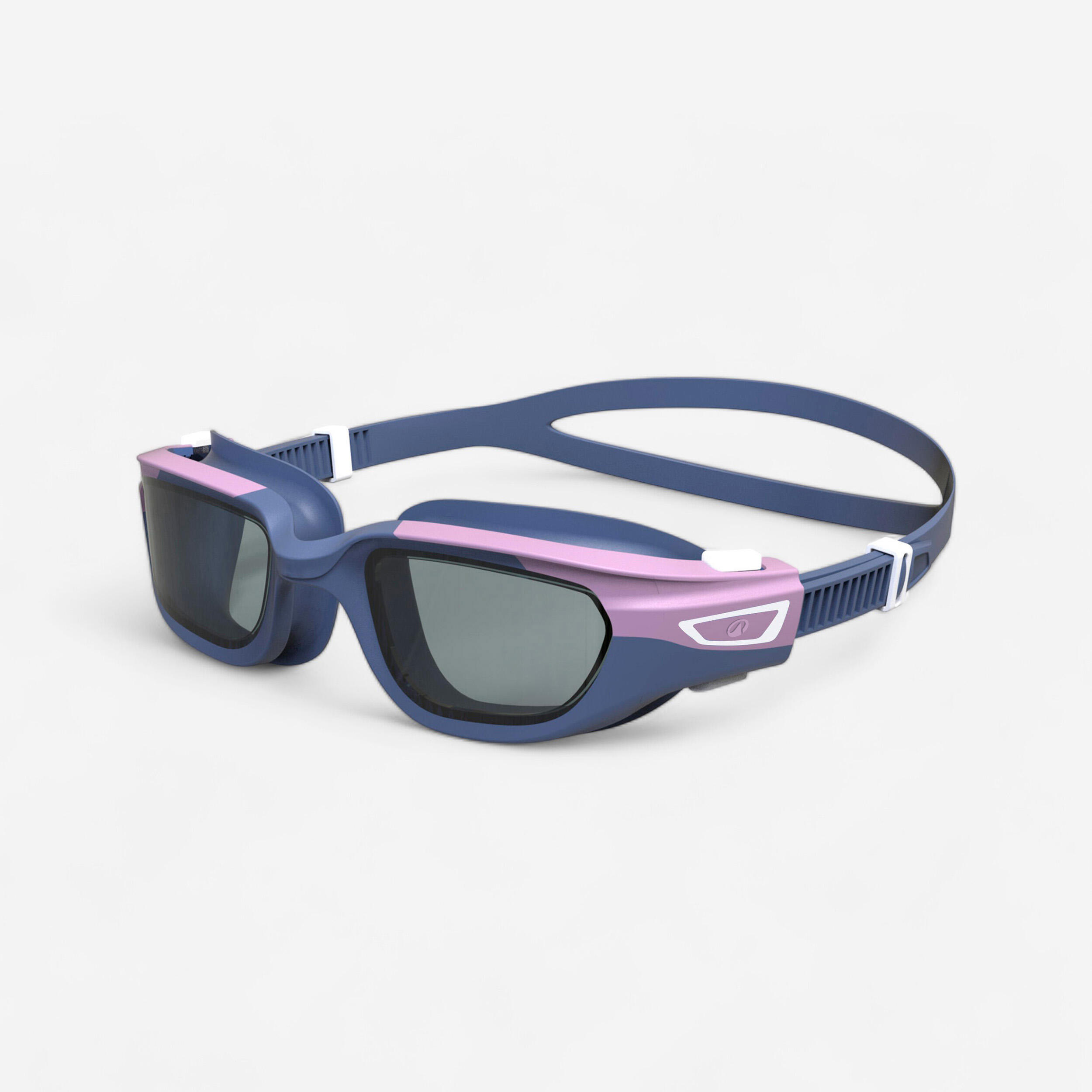 Spirit Swimming Goggles Clear Lenses Small Blue Mauve