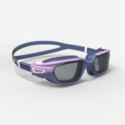 Lunettes De Natation SPIRIT - Verres Clairs - Petite Taille - Bleu Mauve