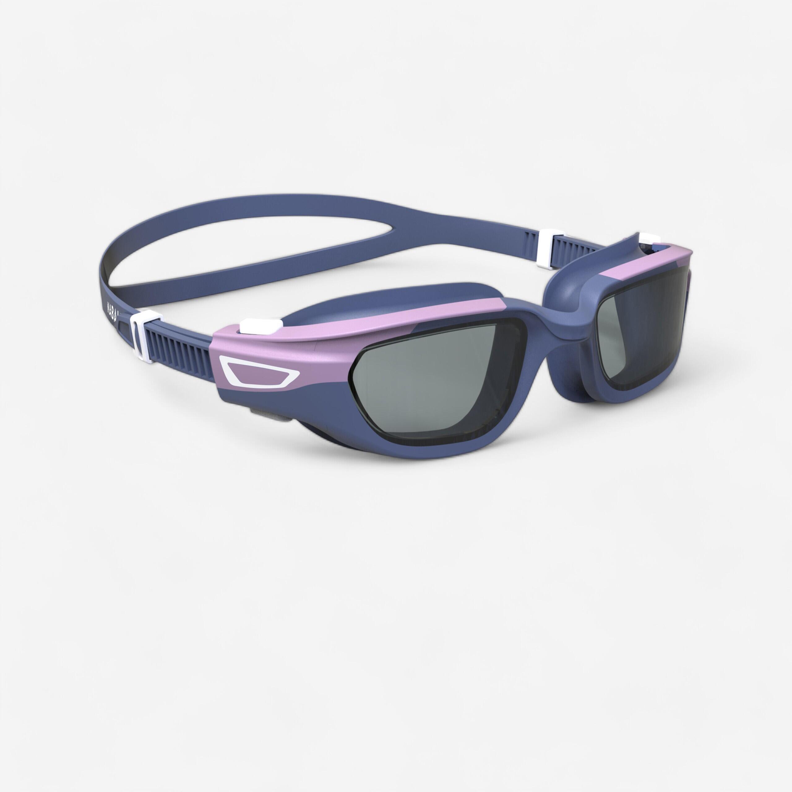 SPIRIT Swimming Goggles - Clear Lenses - Small Size - Mauve Blue