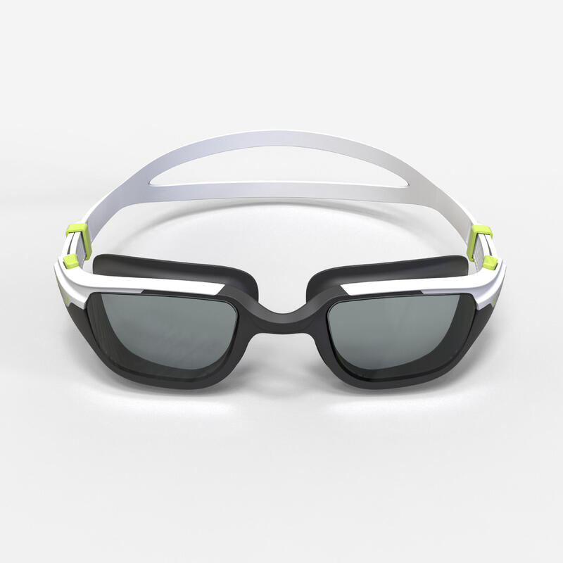 Óculos de natação SPIRIT - Lentes Polarizadas - Tamanho L - Branco Preto