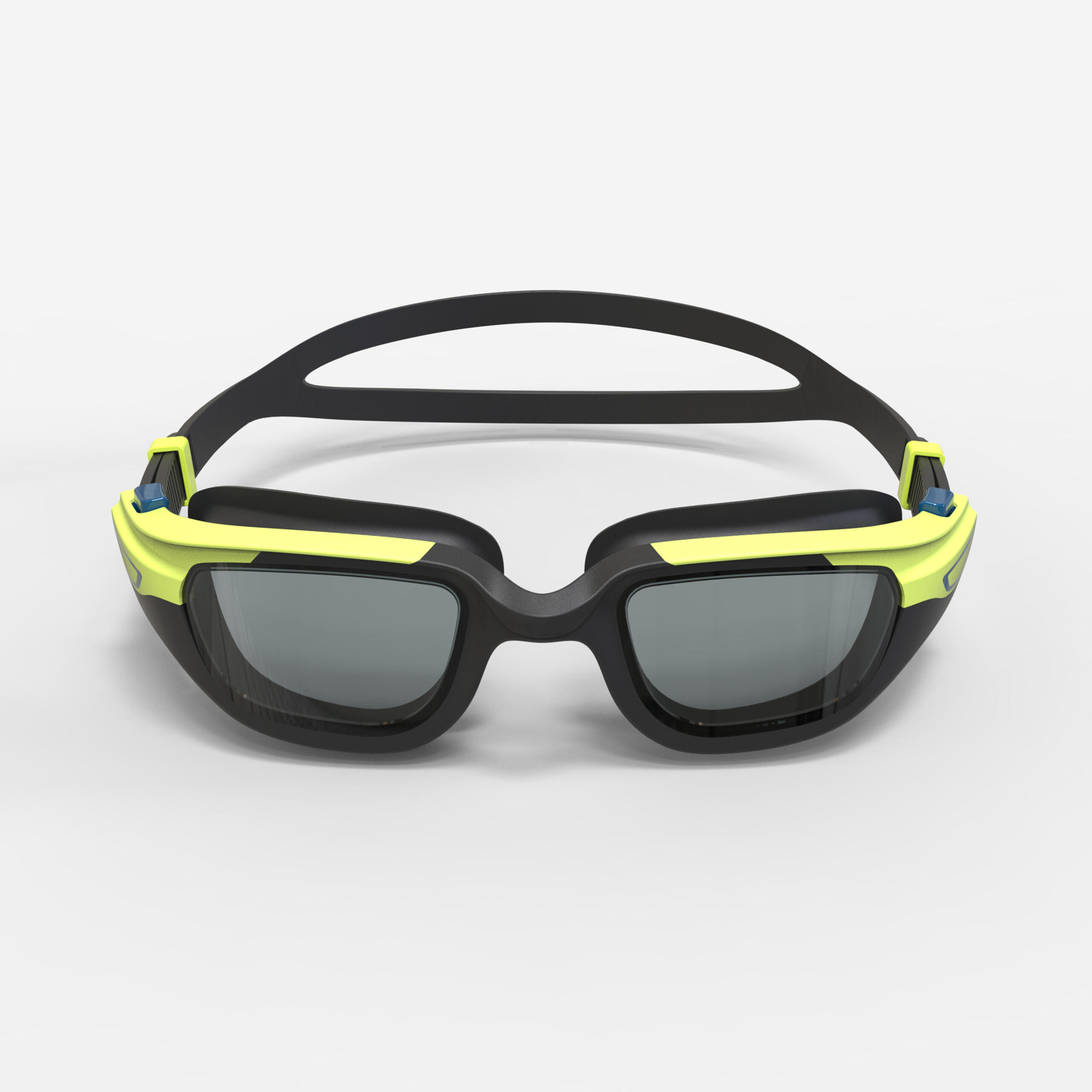 Swimming goggles SPIRIT - Smoked lenses - Size small - Black yellow 3/5
