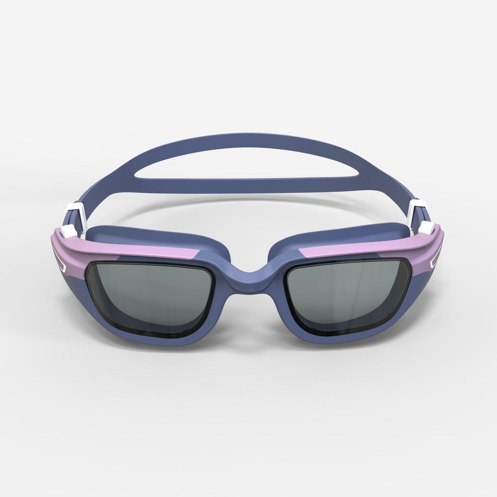 Lunettes De Natation SPIRIT - Verres Clairs - Petite Taille - Bleu Mauve