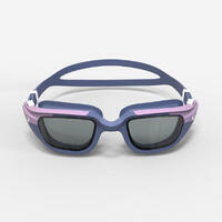 Plavo-ljubičaste naočare za plivanje s čistim staklima SPIRIT (veličina S)