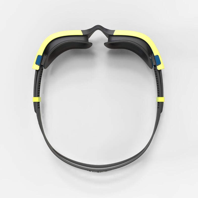 Lunettes De Natation SPIRIT - Verres Fumés - Petite Taille - Noir Jaune