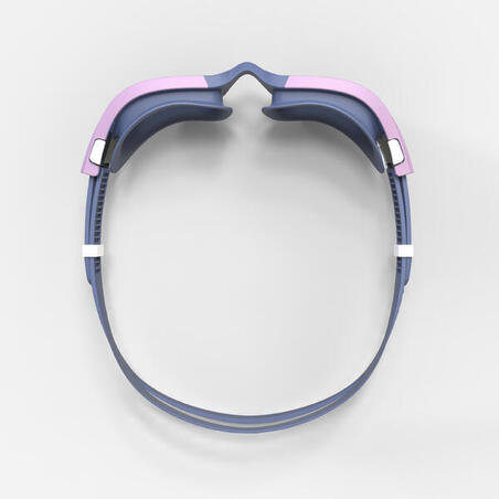 Lunettes De Natation SPIRIT - Verres Clairs - Petite Taille - Bleu Mauve