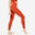 Yoga Leggings Damen - Premium mahagoni