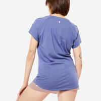 Women's Yoga Organic Cotton/Lyocell T-Shirt - Blue