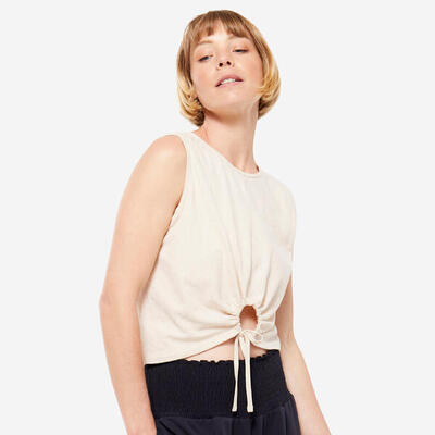 Yogatop premium katoen linnen