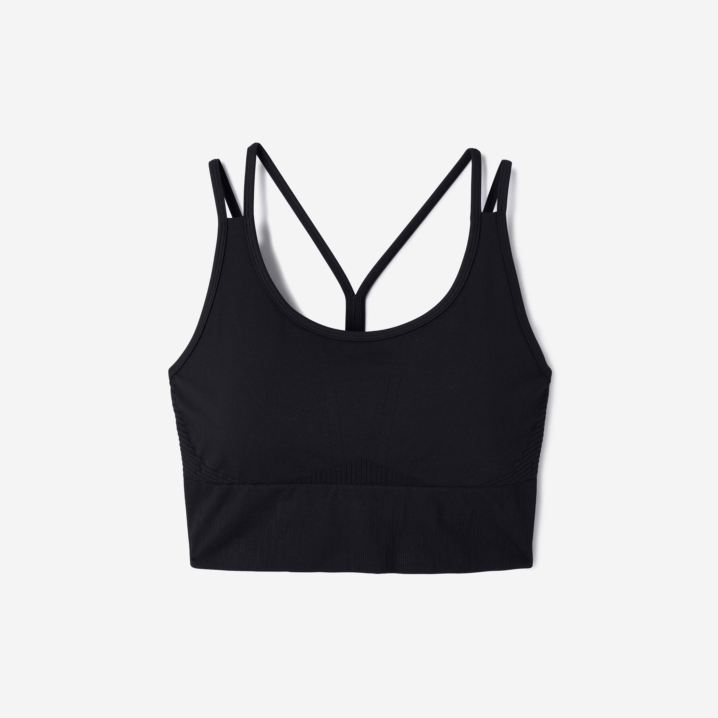 Soutien-gorge de sport long multi-bretelles et maintien léger - KIMJALY