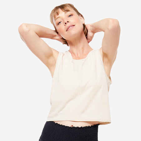 Cotton & Linen Yoga Tank Top Premium