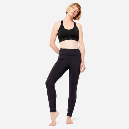 Women's Dynamic Yoga Leggings - Black