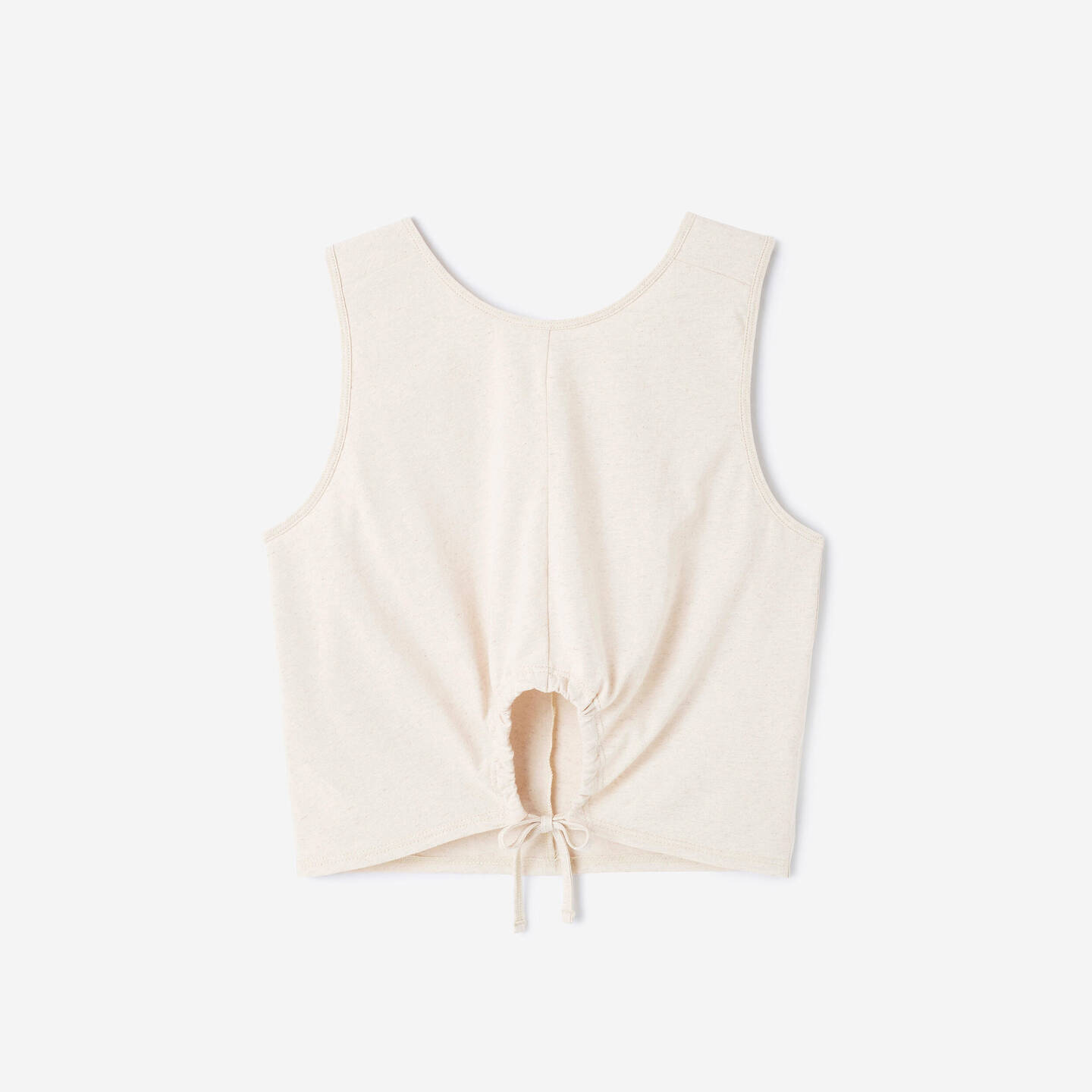 DECATHLON KIMJALY Premium Leinen Tank Top Beige