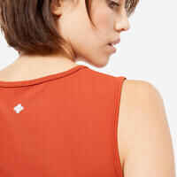 Yoga Crop Top Premium - Terracotta