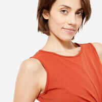 Yoga Crop Top Premium - Terracotta