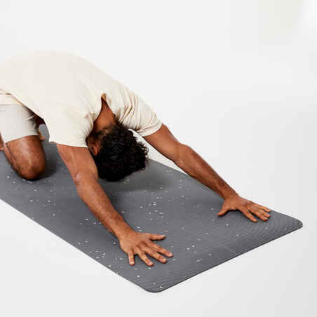 Light Yoga Mat XL 200 x 75 cm x 5 mm - Grey