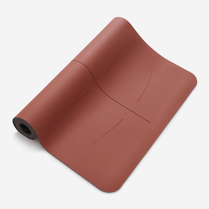 Tappetino yoga GRIP+ ultra aderente antiscivolo 185cm x 65cm x 4mm terracotta