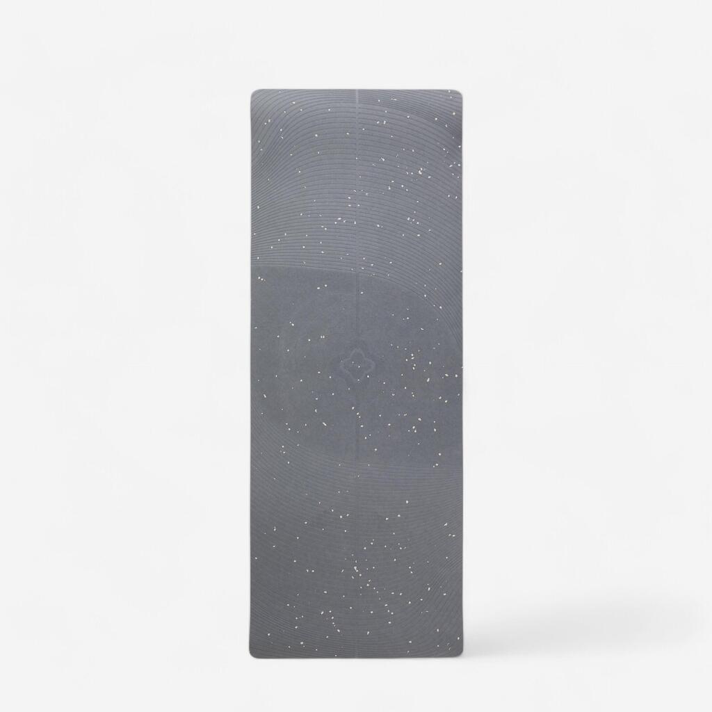 Tapete de yoga suave gris XG de 200 x 75 cm x 5 mm