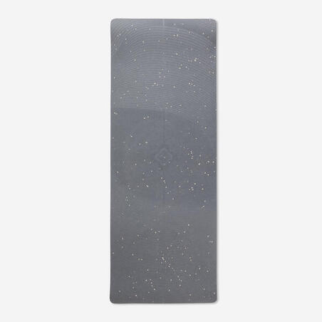 TAPIS YOGA LIGHT  XL 200 X 75 CM X 5MM INTEGRANT 20% DE MATIERE RECYCLEE GRIS