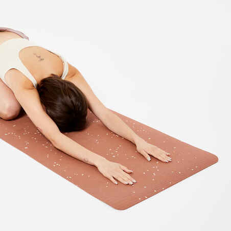Light Yoga Mat 185 x 61 cm x 5 mm - Terracotta