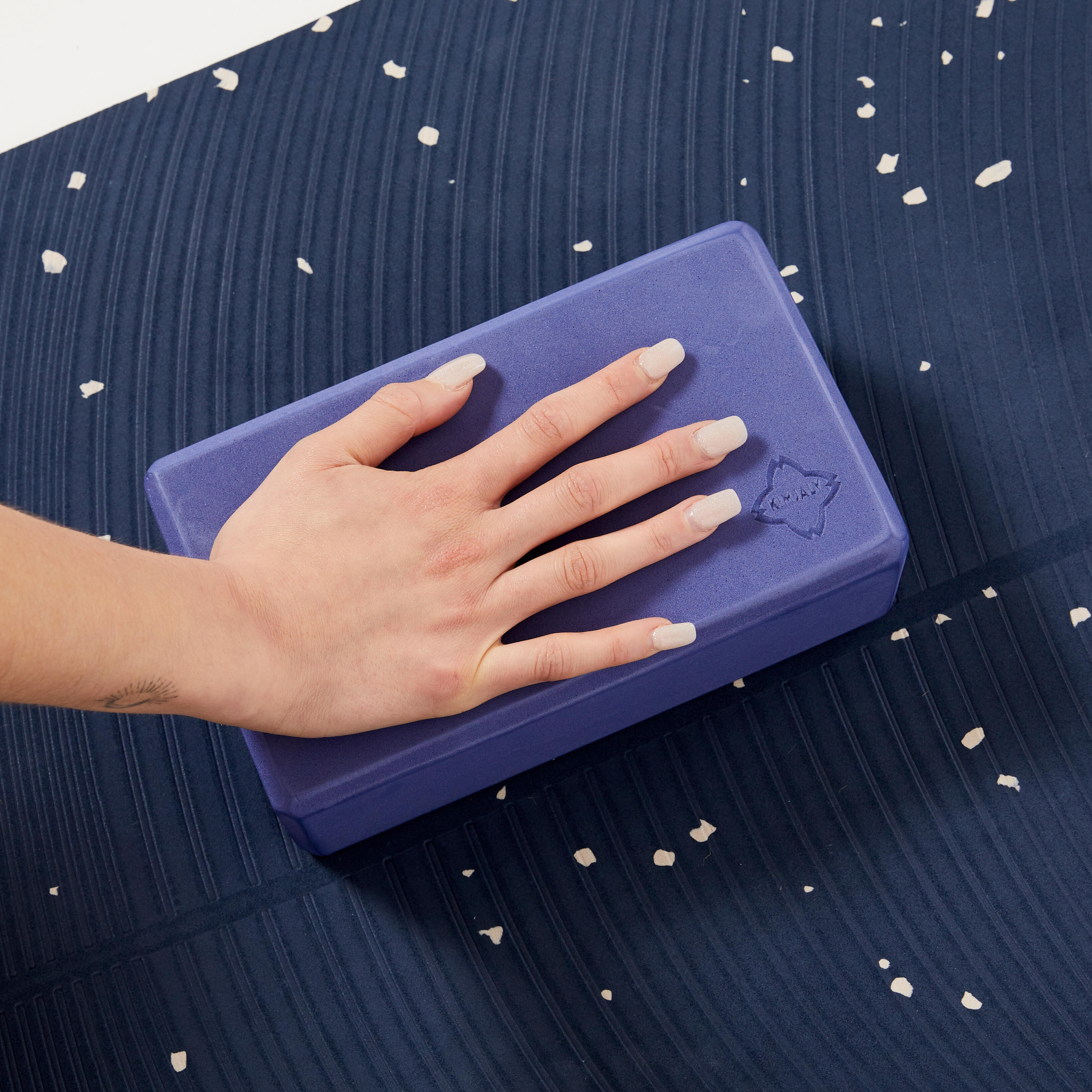 Brique De Yoga En Mousse, Acajou