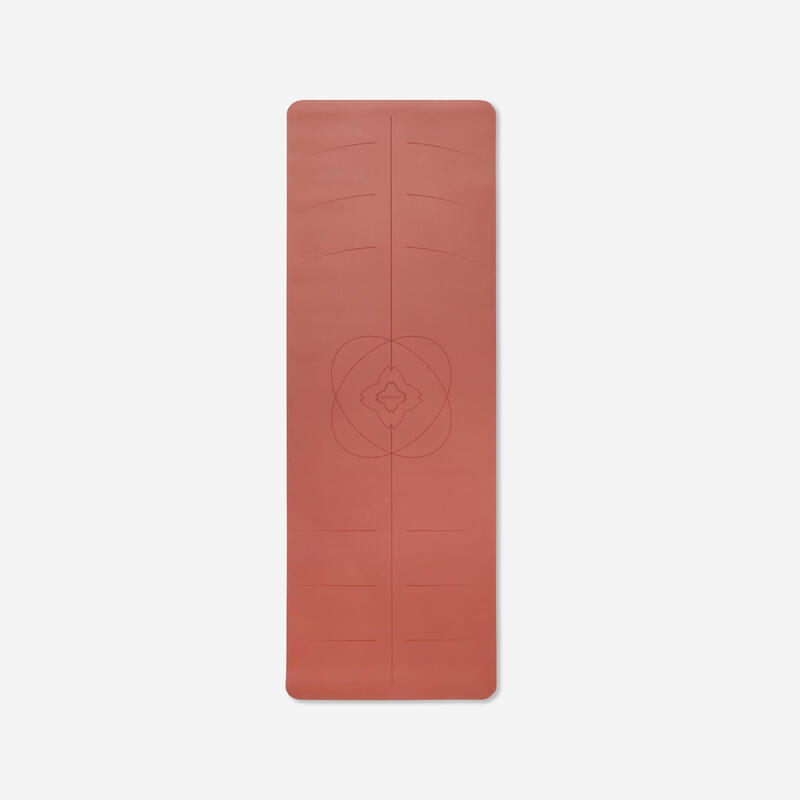 Yoga Matı - 185 × 65 cm × 4 mm - Ultra Kaydırmaz - Sepya - Grip+
