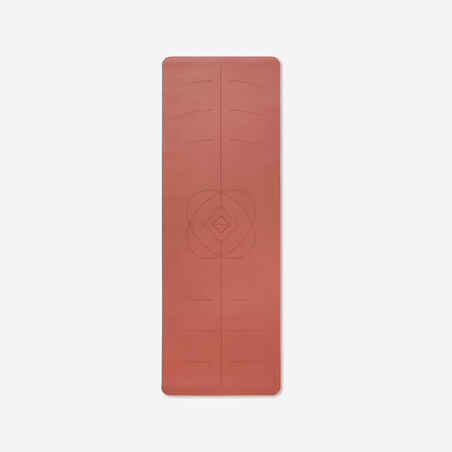 Ultra-Grippy Yoga Mat 185 cm x 65 cm x 4 mm - Sepia