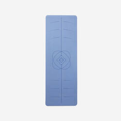 4 mm Ultra Grippy Yoga Mat 185 cm x 65 cm x 4 mm - Light Blue