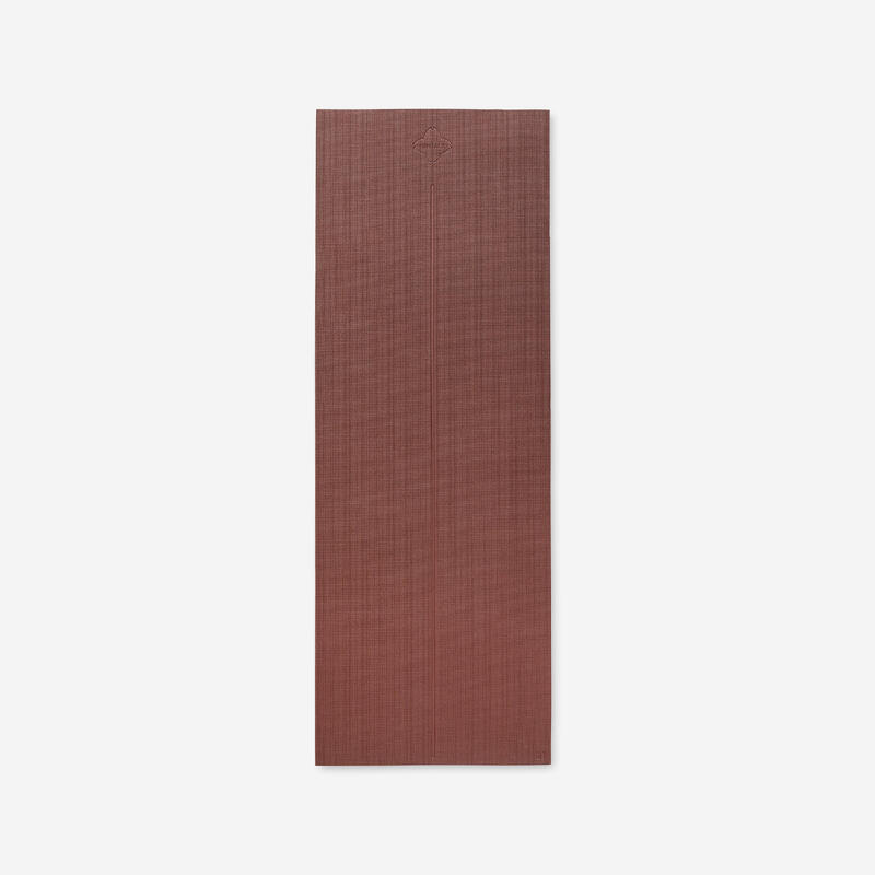 TAPIS YOGA DOUX CONFORT 173CM X 61CM X8 MM ACAJOU