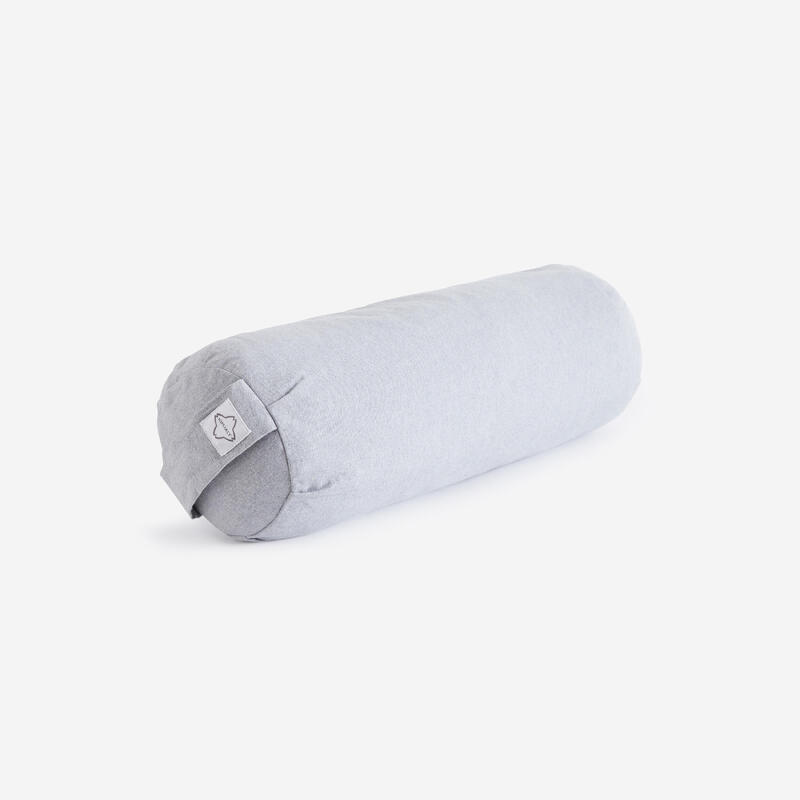 Cuscino yoga BOLSTER cilindrico grigio