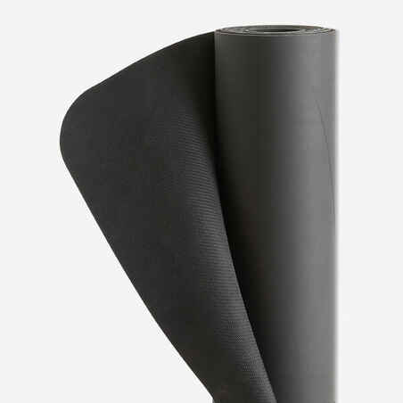 מזרן יוגה בעל אחיזה חזקה במיוחד במידות 185 ס"מ על 65 ס"מ על 4 מ"מ - שחור