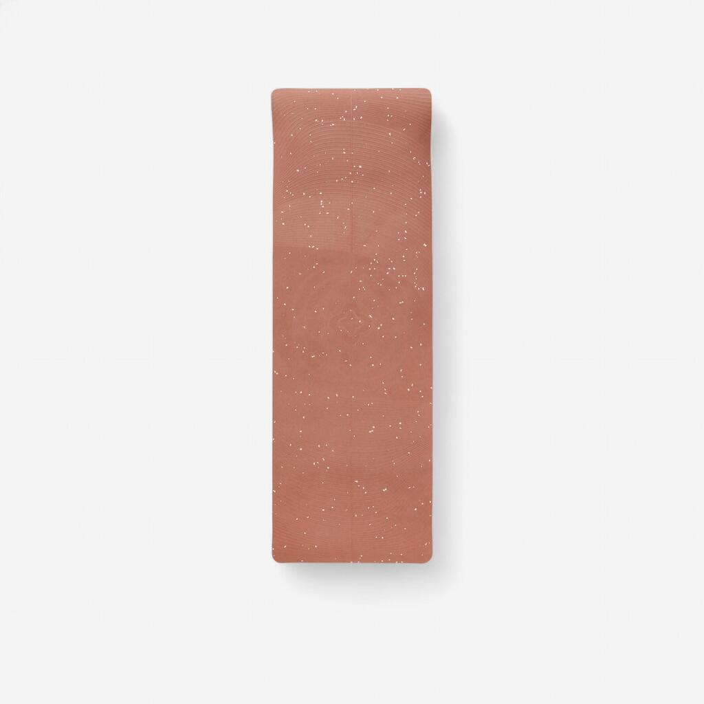 Tapete de yoga suave terracota, 20% de material reciclado, 185 cm x 61 cm x 5 mm