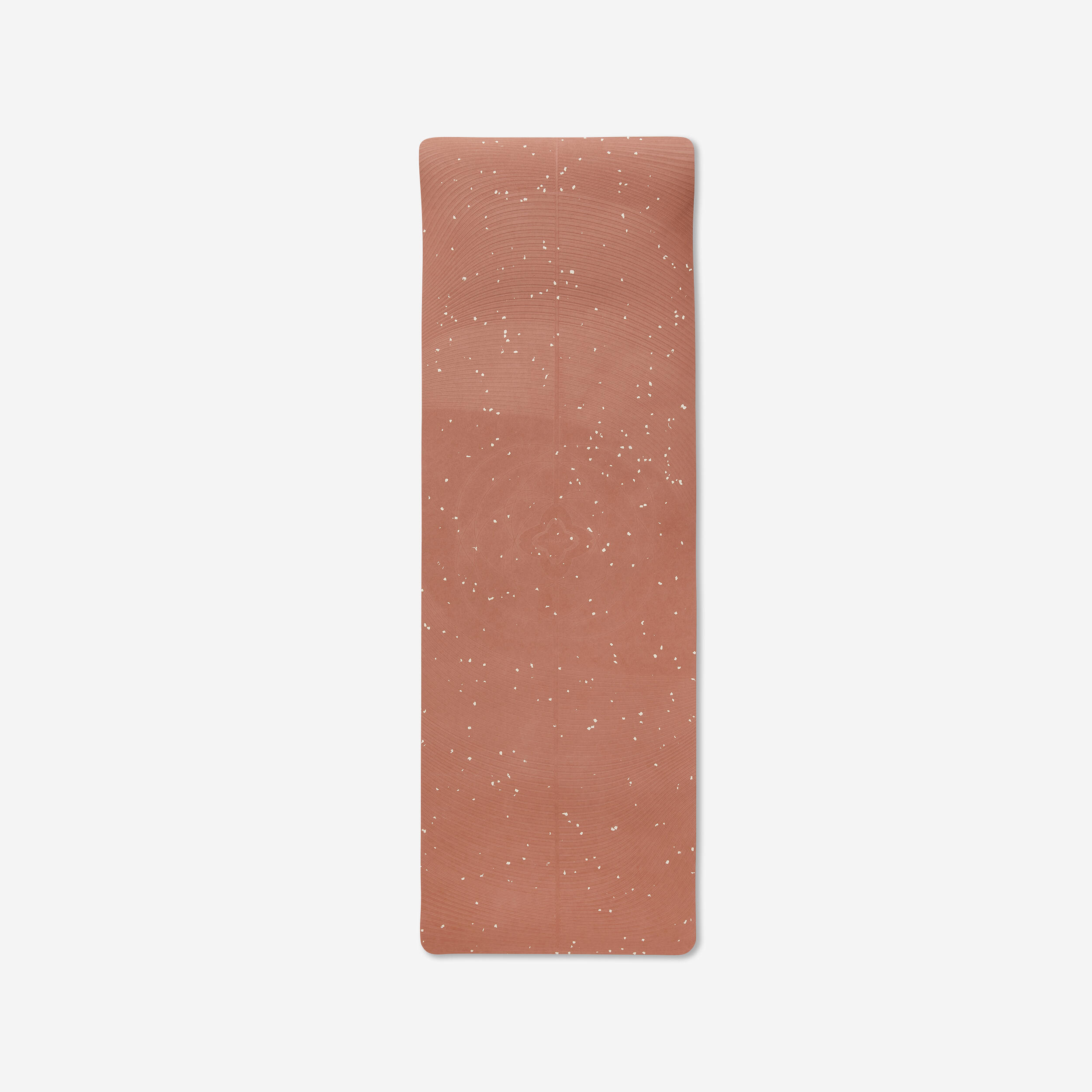 Light Yoga Mat 185 x 61 cm x 5 mm - Terracotta 1/4