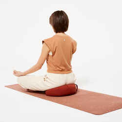 Μαξιλάρι zafu για yoga και διαλογισμό - Στικτό γκρι
