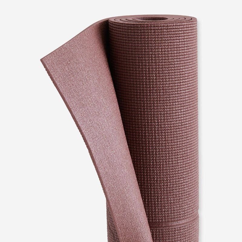 Yogamat voor zachte yoga Comfort 173 cm x 61 cm x 8 mm acajou