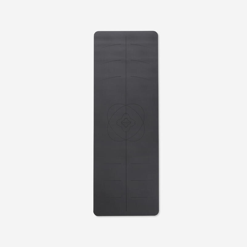 Yoga Matı - 185 × 65 cm × 4 mm - Ultra Kaydırmaz - Siyah - Grip+