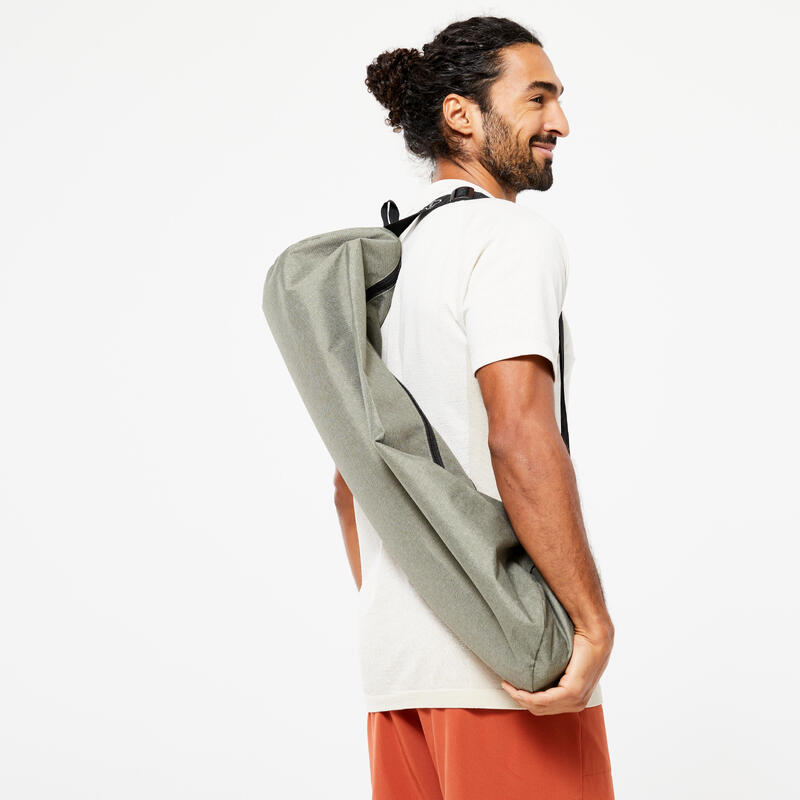 Yoga Pilates Mat Bag Basic Canvas Tote with Mat Carrier Pocket, Mat Bags -   Canada