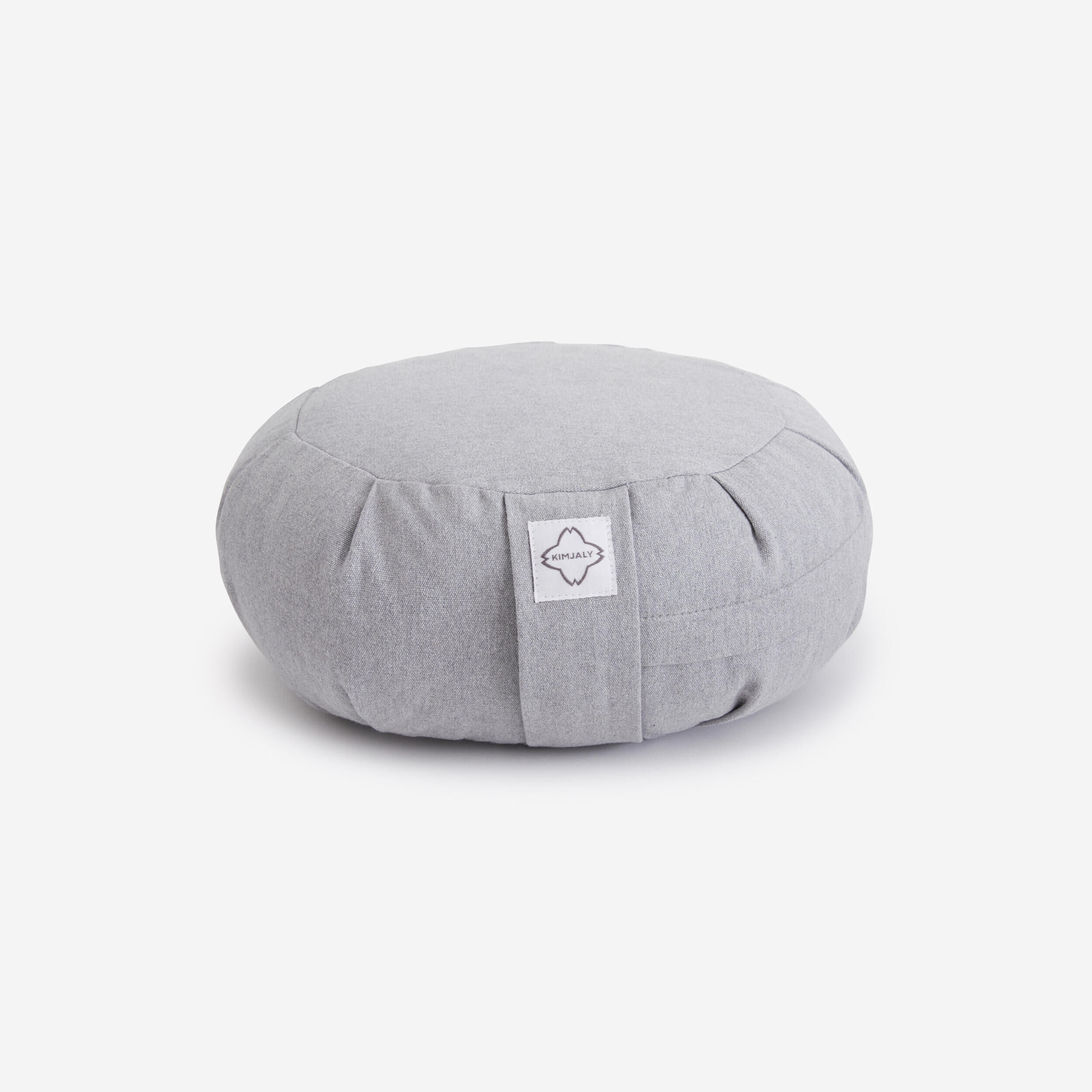 KIMJALY Yoga & Meditation Zafu Cushion - Mottled Grey