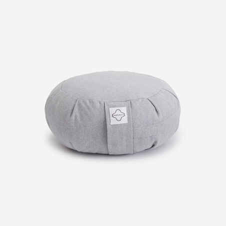 Zafu jastuk za jogu/meditaciju prošarano sivi 