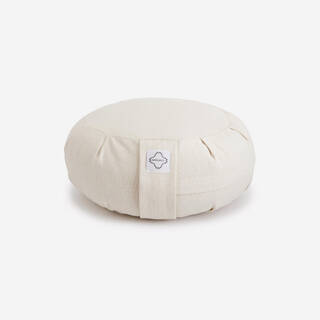 Round Yoga & Meditation Zafu Cushion - Beige