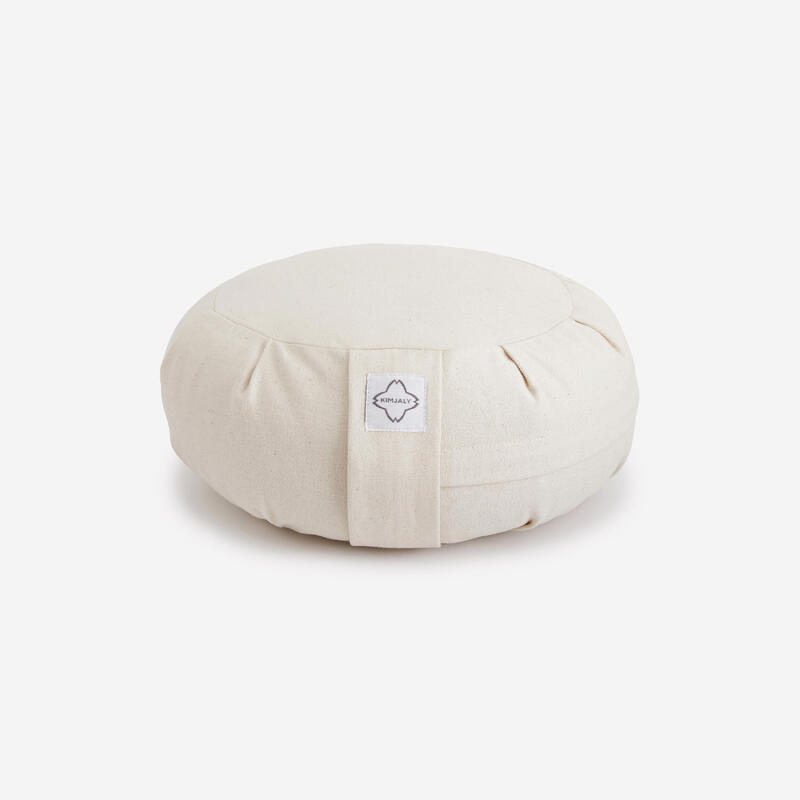 ZAFU / COUSSIN ROND DE YOGA ET MEDITATION BEIGE