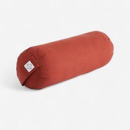 Bolster coussin de yoga, acajou