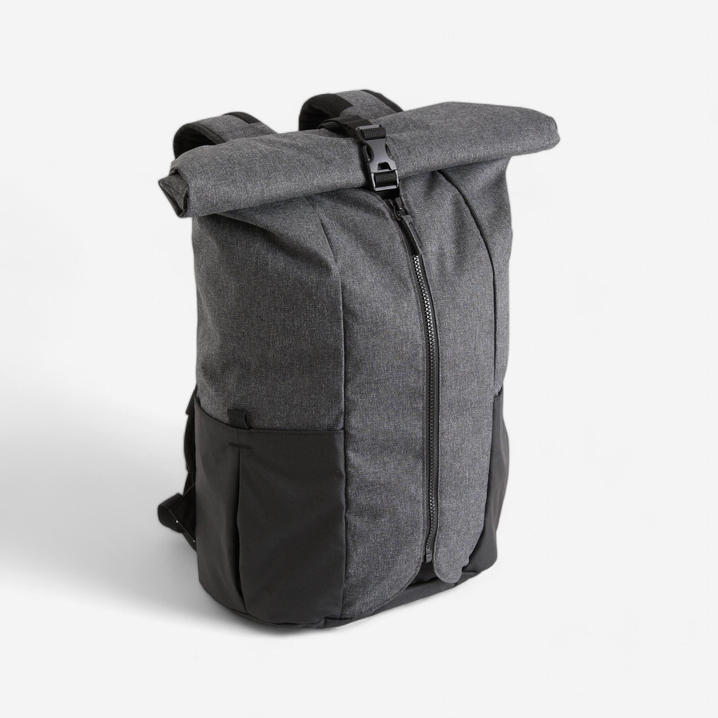 BACKPACK YOGA MAT GREY AND BLACK