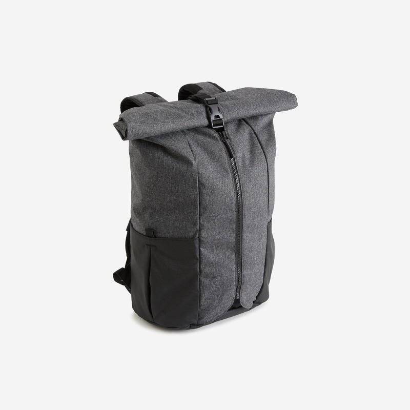 Mochila Esterilla Yoga Gris Negro